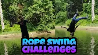 Rope swing Challenges!!!!!!!