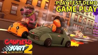 Garfield Kart 2: All You Can Drift - Playtest Demo Gameplay!