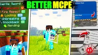 Top 7 New Packs IMPROVE Minecraft Bedrock! 🔥| (Better MCPE 1.21.132+) 😍