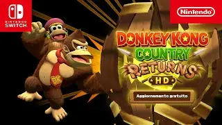 Aggiornamento gratuito disponibile per Donkey Kong Country Returns HD (Nintendo Switch)