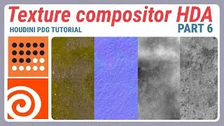 Houdini PDG texture compositor HDA tutorial - part 6 - more TOPs