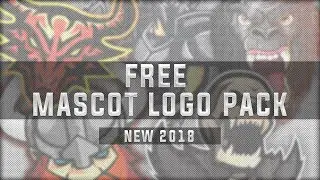 Free Mascot Logo Pack #1 2018 PSD