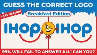 Guess the Correct Logo Game Quiz | Hard | Puzzled | Starbucks, Dunkin Donuts, Waffle House