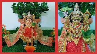 Vasavi Kanyaka Parameshwari Alankaram|#devialankaram #DugaDevi DEVI FULL ALANKARAM|Durga Puja|Saree
