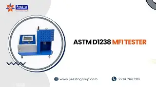 ASTM D1238 Melt Flow Index Tester Explained in Hindi | MFI Test for Plastics | Presto Lab Testing