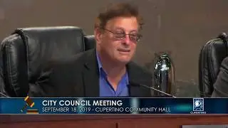 Cupertino City Council Meeting - September 18, 2019