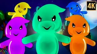 Twelve Little Ghost, Fun Halloween Song & Learn Counting with Jelly Bears