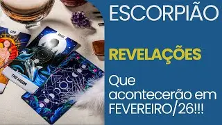 ESCORPIÃO♏| | REVELAÇÕES PARA FEVEREIRO DE 2026! ( IMPERDÍVEIS!!!)