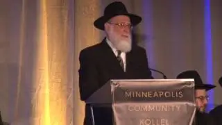 Theme and Rosh Kollel's Address  Kollel Dinner 2017