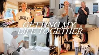 VLOG: getting my life together after a funk, organizing my closet & summertime blues