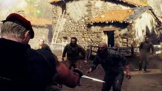 RESIDENT EVIL 4 REMAKE - Krauser S++ rank village Melee only gameplay | RE4 Mercenaries
