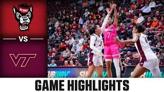 NC State vs. Virginia Tech Highlights | 2025-26 ACC Women's Basketball