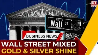Wall Street Mixed | Jobs Data, Fed Cues & Oil Hits 2021 Lows | Gold & Silver Shine | Business News
