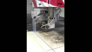 FUSION&reg; 4245 CNC SAW/WATERJET   in action. #Quartz #Okite