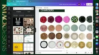 Learn to Create Digital Event Tablescape Mockup CANVA (Canva Mock Up Tutorial for Event Planners)