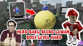 REVIEW HERO BARU BEEBO KEREN LAWAN BOSS LEVEL HARD - Roblox Indonesia TOWER HEROES