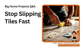 Sloped Kitchen Tile Leveling Clips Technique Guide