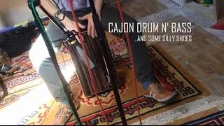 Cajon Drum N Bass (Schlagwerk CP-432) by Newrising (Adam Knight) - in the studio, April 2016