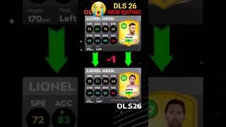 DLS 26 | 📣 NEW RATING PLAYERS IN DLS 26 (P#6). #dls26 #messi #football