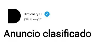 Anuncio clasificado Meaning in English