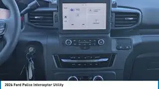 2026 Ford Police Interceptor Utility Findlay Bowling Green Ottawa Napoleon Defiance OH 260083