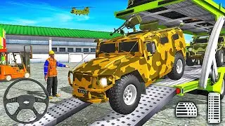 US Army Vehicles Transport Truck Driving Simulator 2021 - Android Gameplay
