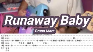 Runaway Baby |&copy;Bruno Mars |【Guitar Cover】with TABS