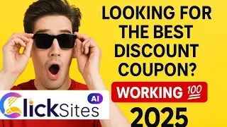 ClickSite AI Coupon Code 2025 &ndash; Verified Promo Code & 30% Discount Offer 🔥Save on AI Website Builder
