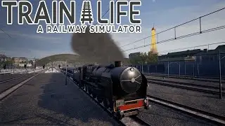 Orientexpress mit Dampflok durch Frankreich / Train Life A Railway Simulator