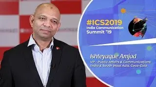 Ishteyaque Amjad, VP - Public Affairs & Communications, India & South West Asia, Coca-Cola