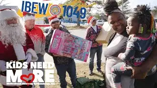 IBEW 1049 x Kids Need More Santa Bus 2025