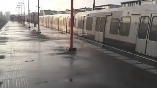 RET Metro 3*Type T op De Tochten richting Schiedam Centrum (metrolijn B)