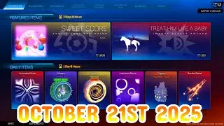 Rocket League ITEM SHOP Daily #367 (21st October 2025) *NEW* PLAYER ANTHEM!!
