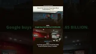 smartest business| google buys youtube 💯 #youtube #google #success #2025 #dailymotivation #shorts