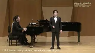 78 Concours de Genève:Baritone Hyunwoo Roh 바리톤 노현우 Mozart: Hai già vinta la causa Le Nozze Di Figaro