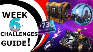FORTNITE WEEK 6 CHALLENGES GUIDE - SEASON 9 - HOTSPOT, Secret Fortbyte and more