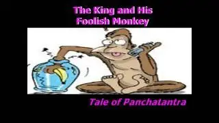 The King and his Friend foolish monkey ( kids story in hindi)