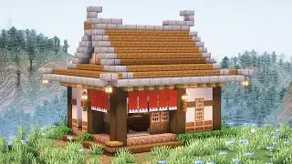 Japanese ramen restaurant in minecraft