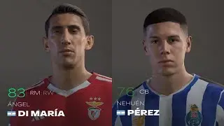 FC 25 | FC Porto vs SL Benfica - All Players Faces & Ratings Comparison | Portuguese Derby
