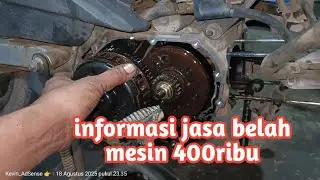 Cek internal engine Yamaha Jupiter z new sebelum ganti piston 