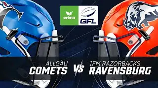 Allg&auml;u Comets vs. IFM Ravensburg Razorbacks | Highlights - ERIMA GFL | SDTV