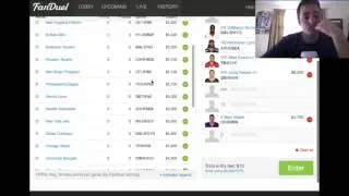 Picking The Not So Perfect Fan Duel Lineup With ZFarls!