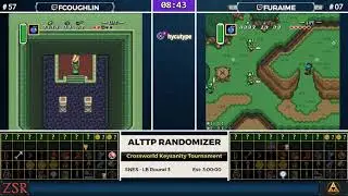ALttPR Crossworld Keysanity Tournament: LB Round 3 - fcoughlin vs. Furaime