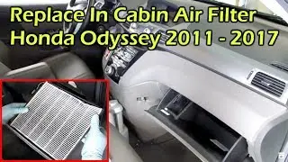 Замена салонного фильтра Honda Odyssey (2011 - 2017)