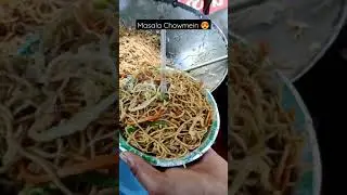 Street Style Desi Chowmein 😍 | Indian Street Food #shorts