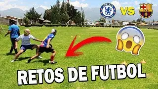 PARTIDO REAL 1vs1 | &iexcl;CHELSEA Vs BAR&Ccedil;A! RETOS DE FUTBOL | Champions League