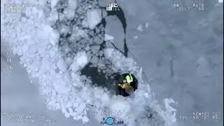 NYPD Scuba Team, Aviation Unit and the FDNY rescued 3 people from frozen waters in Far Rockaway