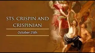 Saints of the day - Crispin and Crispinian - Oct 25 #saintoftheday #martyr #catholic #christianity