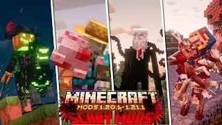 🎃TOP 10 HORROR MODS for MINECRAFT🎃 - HORROR MODS that are GOOD.