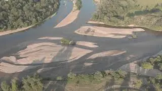 panorama du bec d'allier du du ciel nevers